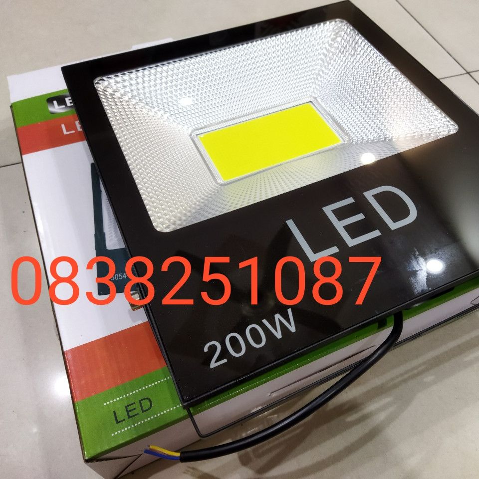 Đèn Pha Led IP66 Siêu mỏng siêu sáng 200W (Ánh Sáng Trắng)