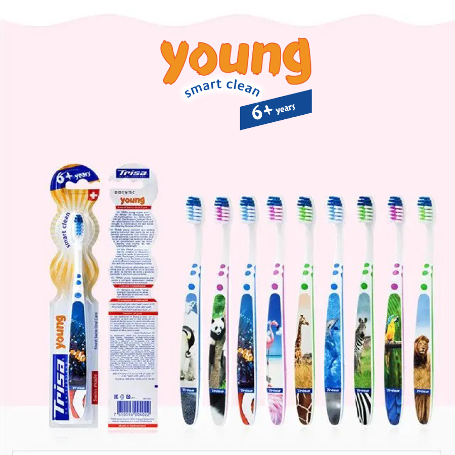 Bàn Chải Đánh Răng Trisa Young 6 Tuổi Trở Lên