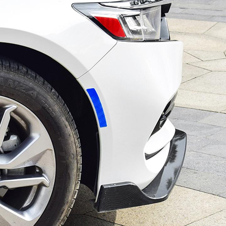 Decal phản quang kiểu lông mày dán xe (ĐỎ)
