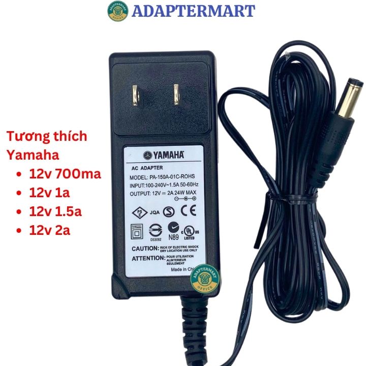 Dây sạc nguồn đàn yamaha PSR-E433 PSR-E453