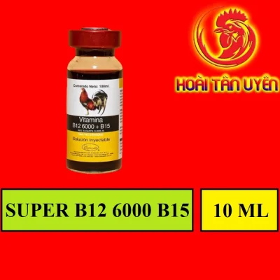 VITAMIN B12 6000+B15 dinh dưỡng dành cho gà đá CHAI 10ML