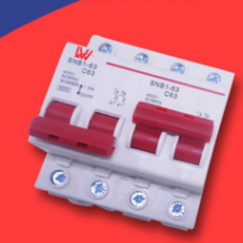 Át đảo chiều 2P/63A/220V LW dùng thay cho cầu dao đảo chiều CB đảo chiều 2 nguồn điện loại tốt