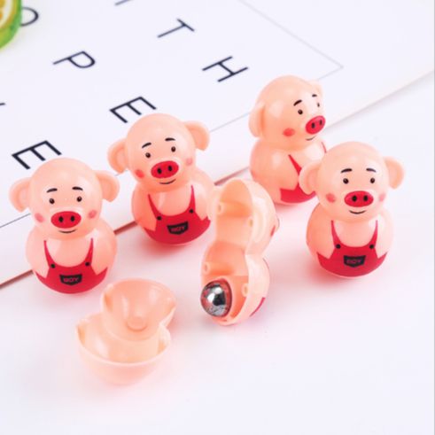 Lật Đật Mini Hình Heo Siêu Dễ Thương Đáng Yêu 4cm