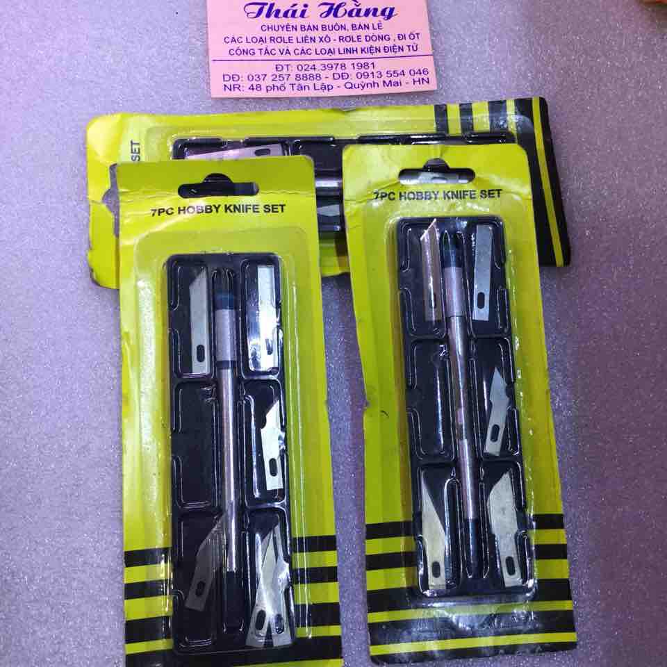 Bộ dao trổ 6 lưỡi giá cho 1 bộ