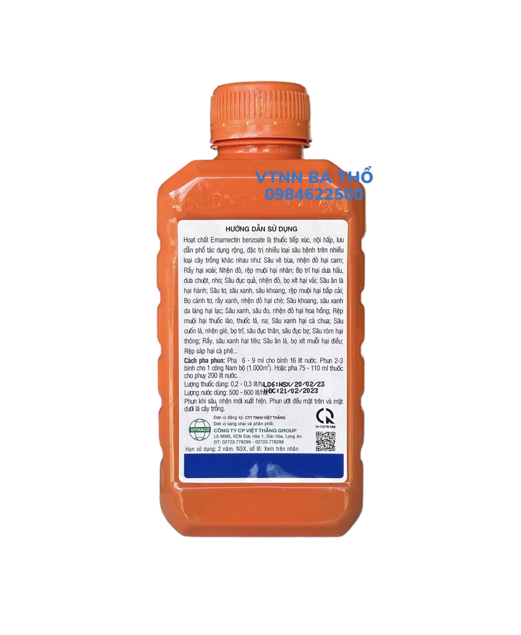 Thuốc Trừ Sâu Sinh Học TASIEU 1.9EC 450ml (chai)
