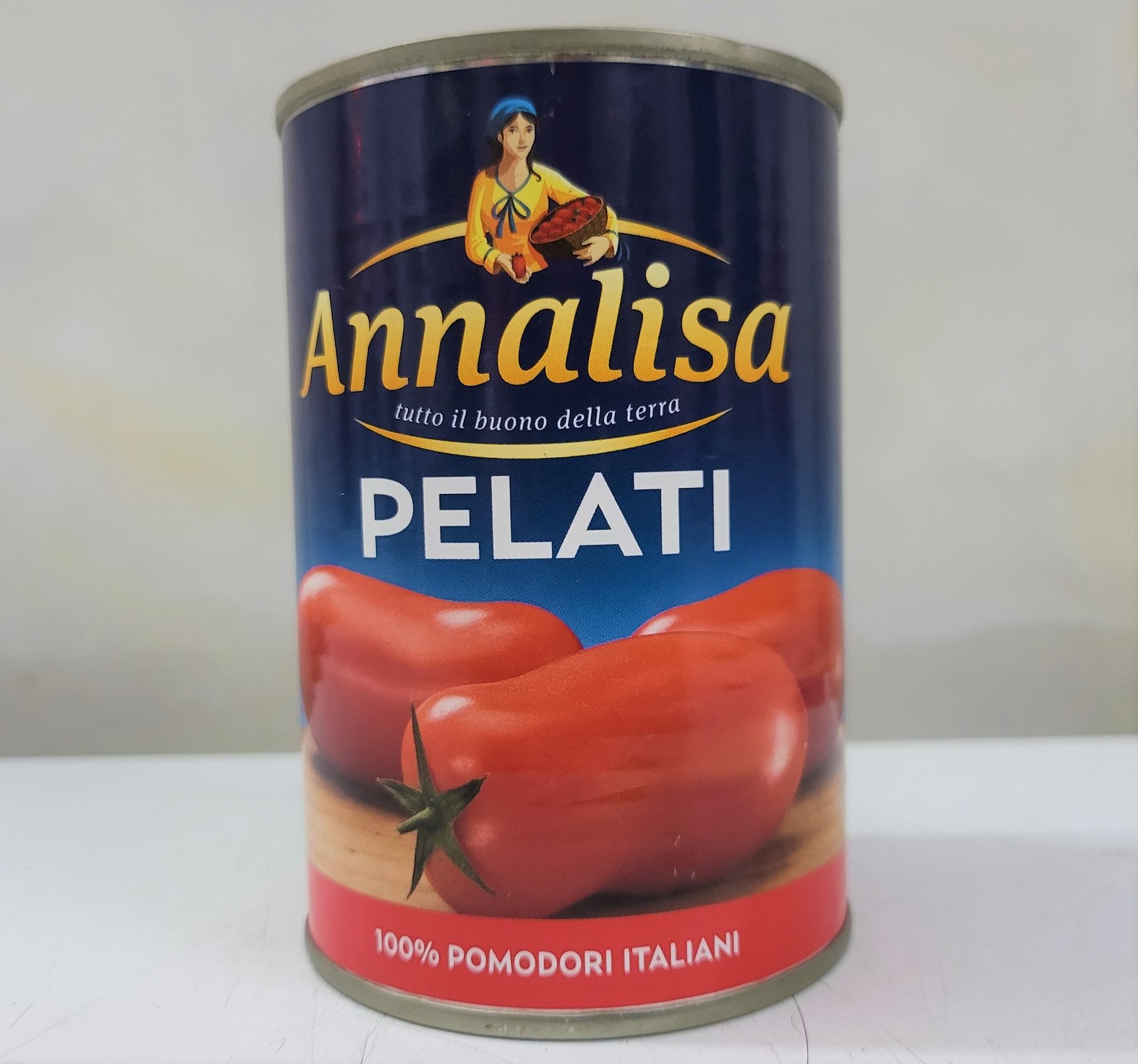 Cà chua bóc vỏ nguyên trái annalisa peeled tomatoes