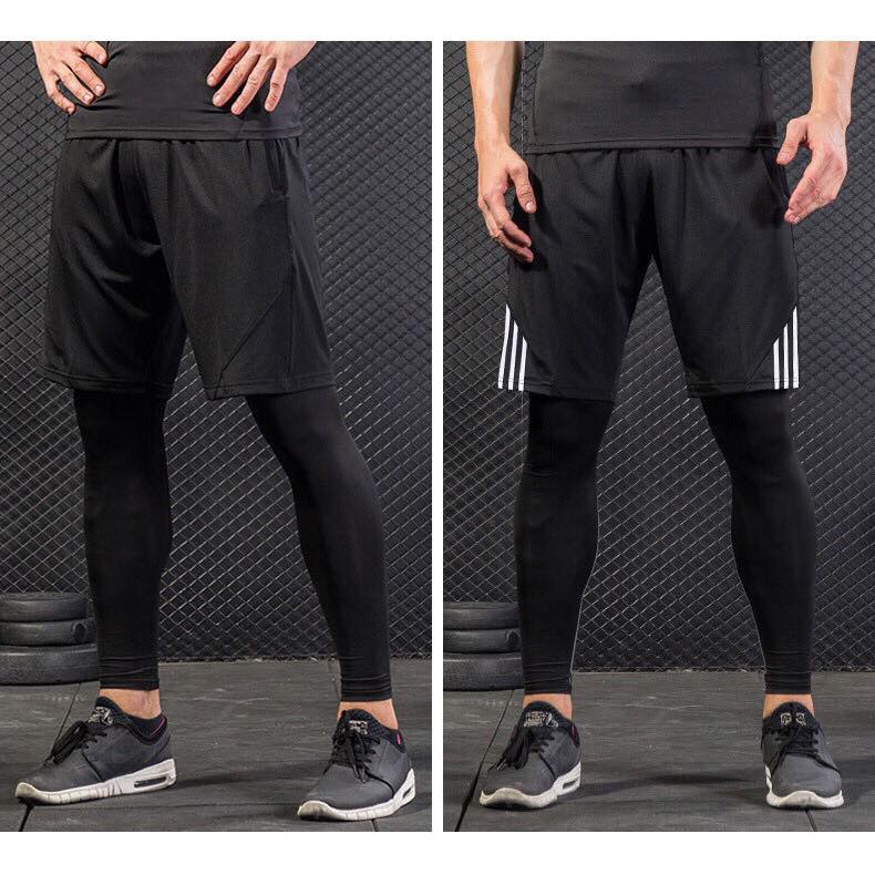 [Hoàn Tiền 15%] Quần Legging Giữ Nhiệt Nam Siêu Co Giãn