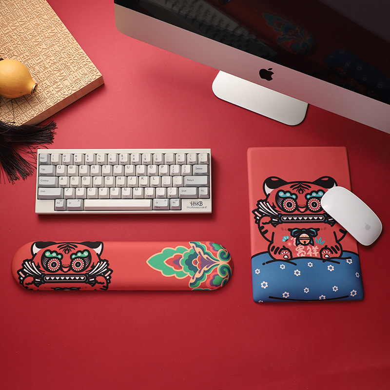 Miếng Kê Tay Bàn Phím Chuột Mouse Pad Ngọa Hổ