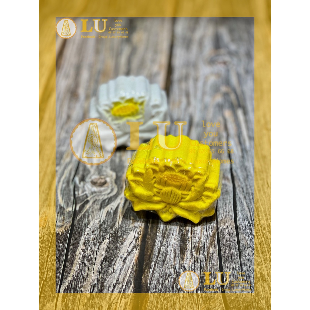 Oản rustic, oản coarse flower lotus pattern II | Lu