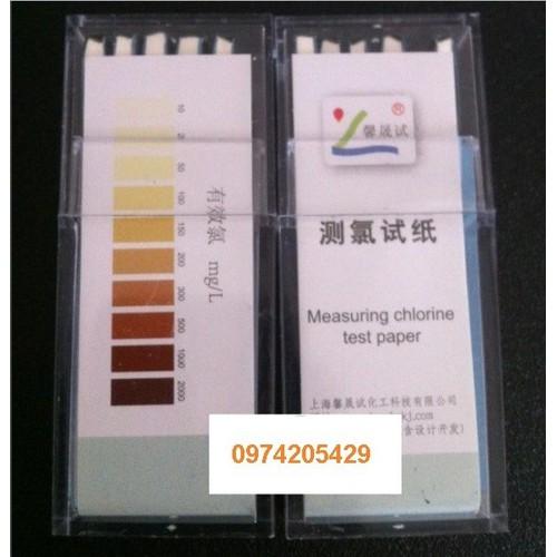 Giấy thử clo 10-2000ppm