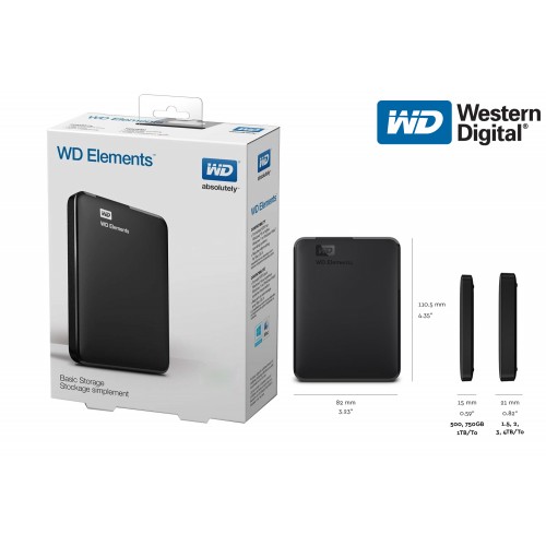 HDD Box WESTERN 2.5 - USB 3.0