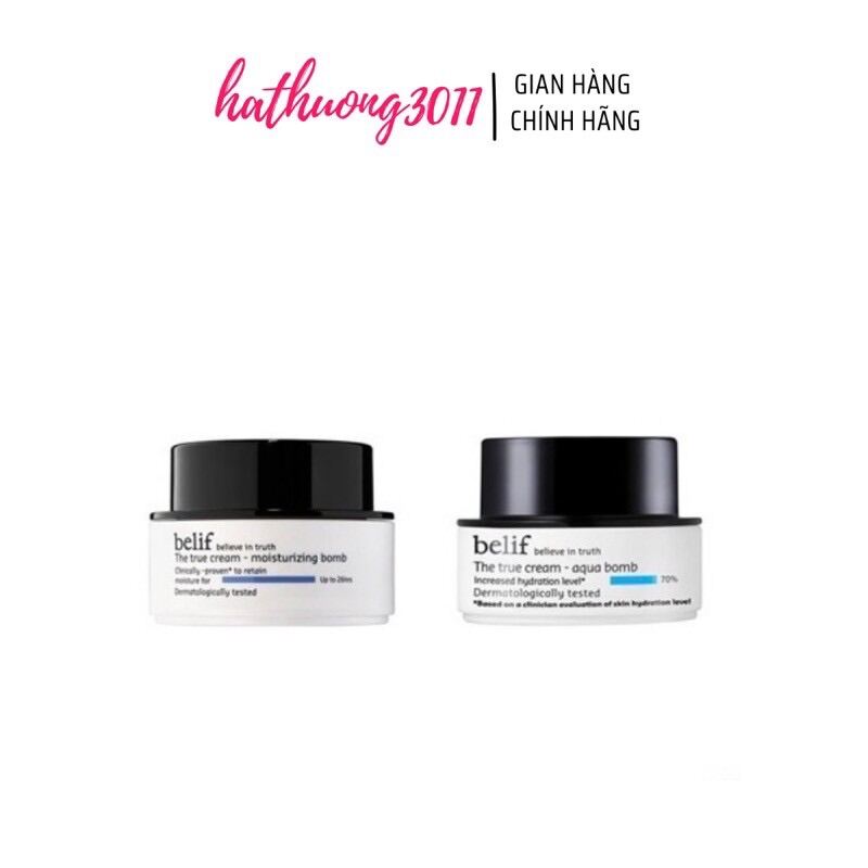 [ CÓ SẴN + BILL ] KEM DƯỠNG ẨM CAO CẤP BELIF THE TRUE CREAM.