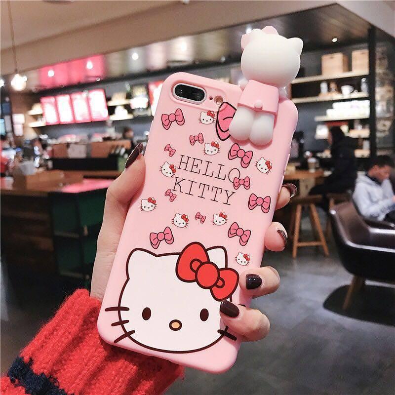 ỐP LƯNG IPHONE HÌNH HELLO KITY ( Tặng Dây Đeo Tay Kèm POP ) 6/6s/6plus/7/8s /7plus/8plus/X/Xs/XsMax