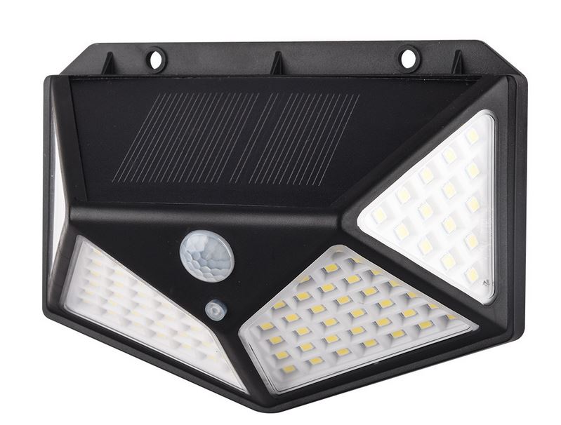 Đèn năng lượng mặt trời Solar 100LED siêu sáng, cảm biến chuyển động, góc siêu rộng 270°, chống chịu mọi loại thời tiết