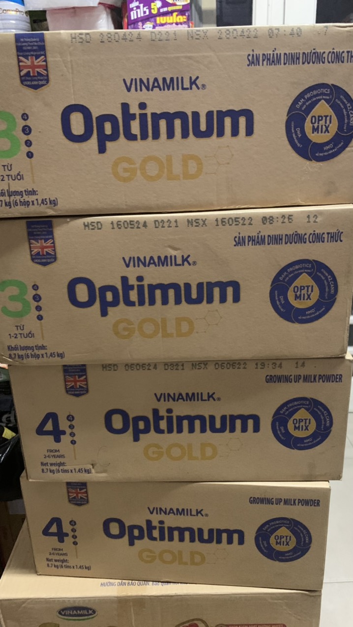 Sữa Optimum gold 3  850g dăt luôn mới
