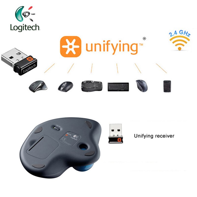 Chuột laser không dây Logitech Trackball M570