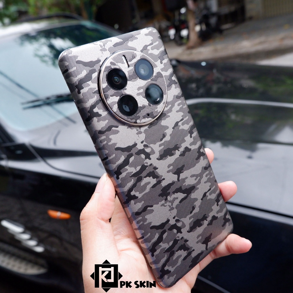 Miếng dán skin 3m huawei mate 30, mate 30 pro, mate 50 pro, p30 pro, p40, p40 pro, p50 pro mẫu gray camo