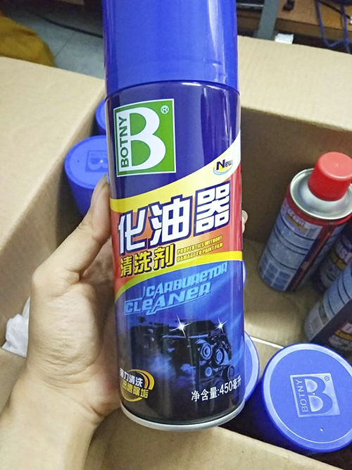 [HCM]CHAI XỊT RỬA BÌNH XĂNG CON VÀ MÁY  BOTNY 450ML