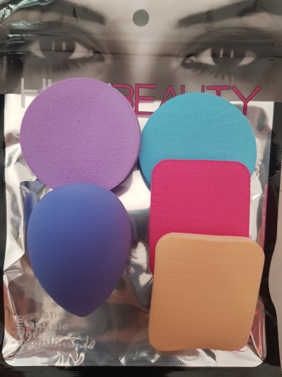 [ Set 5 Miếng ] Bông Trang Điểm Huda Beauty Mềm Mại