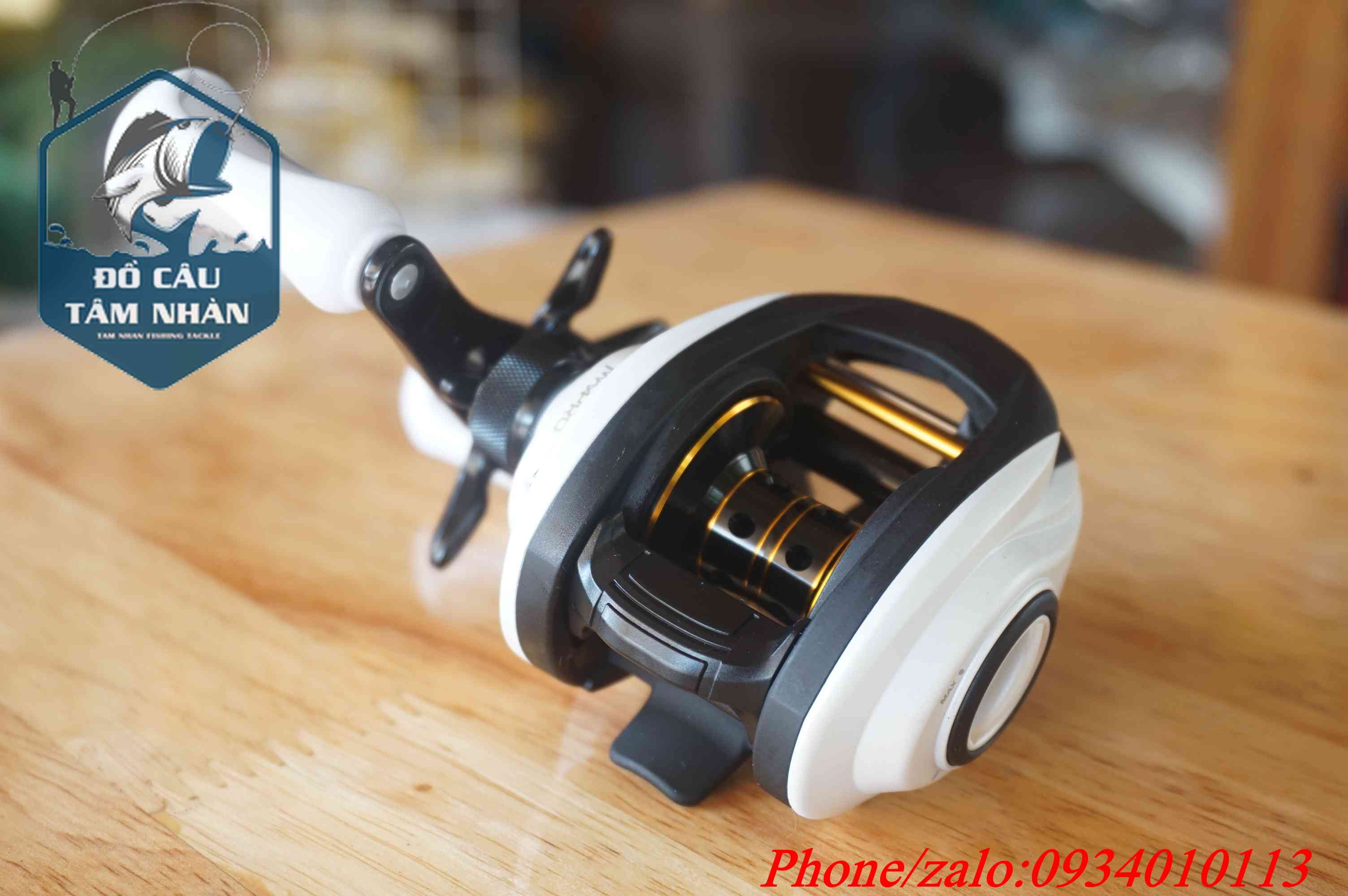 [Ảnh thật] [Chính hãng] Máy ngang Abu Max Pro 4 màu trắng rất đẹp.