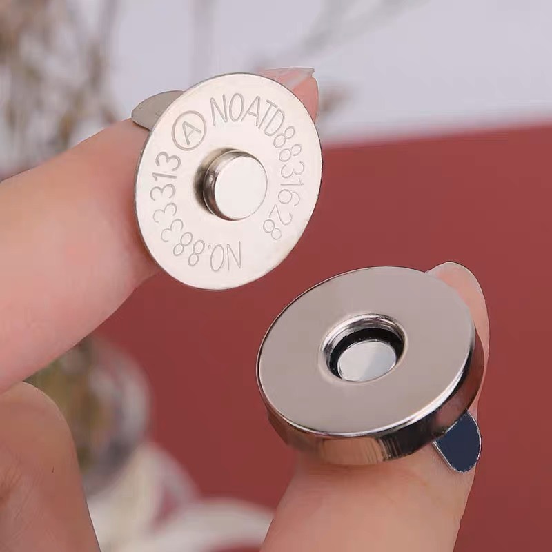 Nút hít gài 18mm - Phụ kiện handmade làm túi khoá cài cho túi xách đường kính 1,8cm