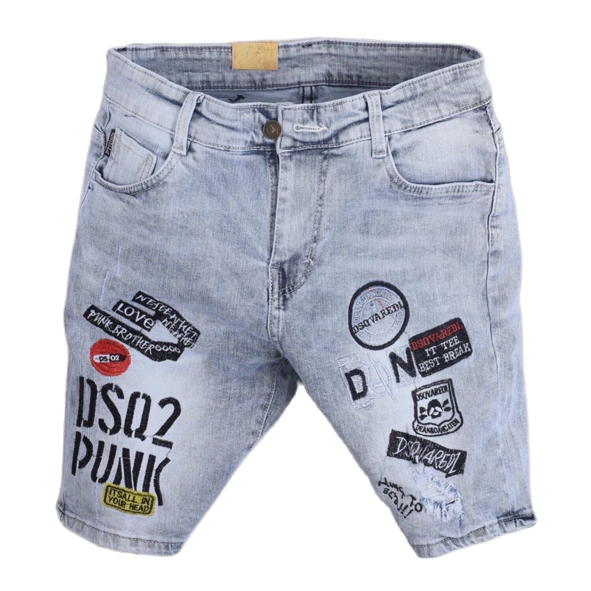 [HCM]Quần short jean nam co giãn - quần ngố nam rách gối - quần jean lửng nam thiết kế năng động phong cách hàn quốc thời trang thỏ tây shop94 ts203