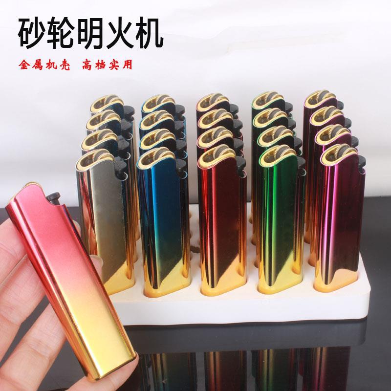 Combo 10 chiếc Bật lửa A6 Dài Hàng chính hãng, Bật cơ đá A6 vỏ Kim loại