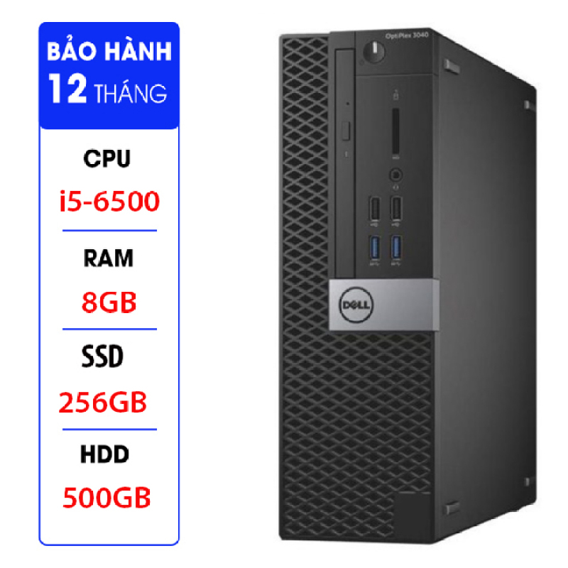 Bảng giá Case máy tính Dell Optiplex 3040 SFF core i5 6500 ram 8GB, SSD 256GB,HDD 500GB + Quà Tặng USB thu WIFI. Bảo hành 12 tháng. Hàng Nhập Khẩu Phong Vũ