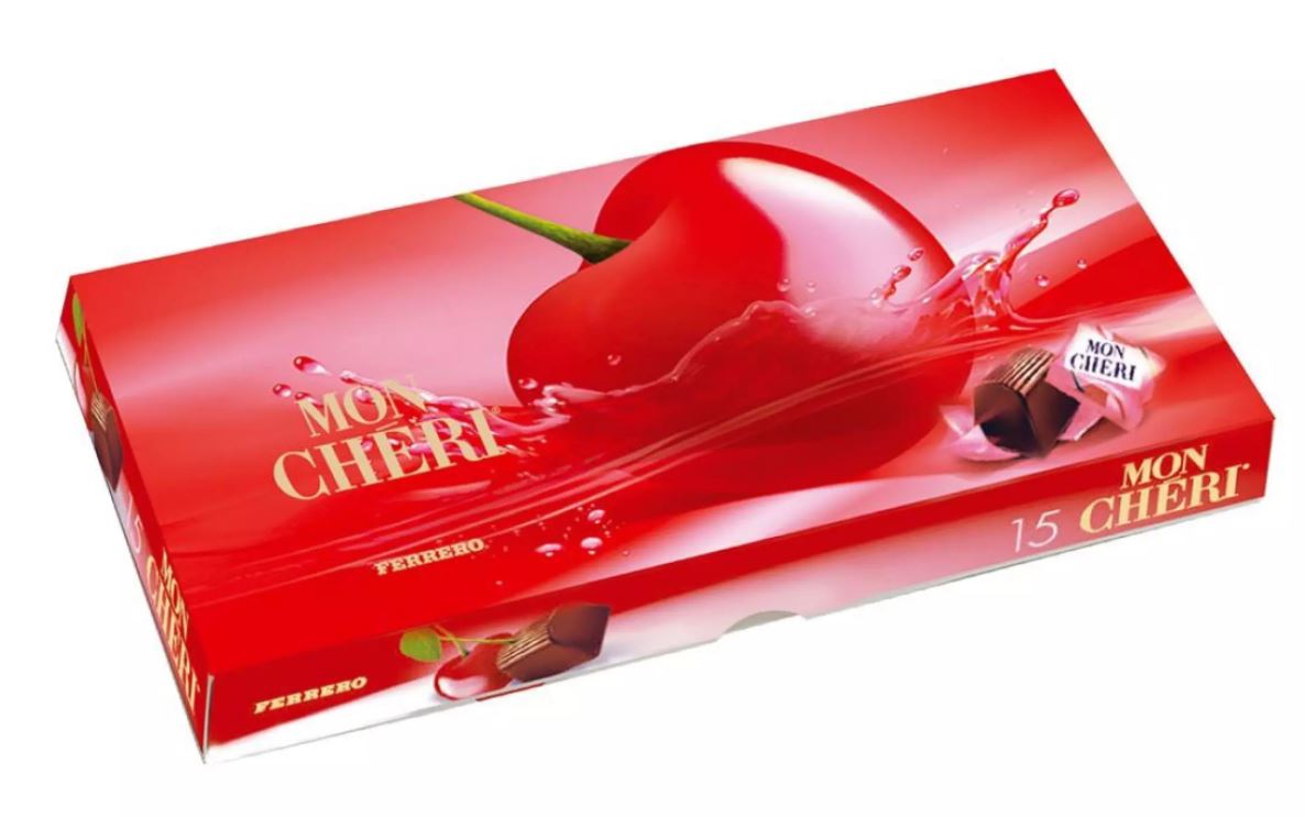 HỘP SOCOLA MON CHERI 157G (15 VIÊN)
