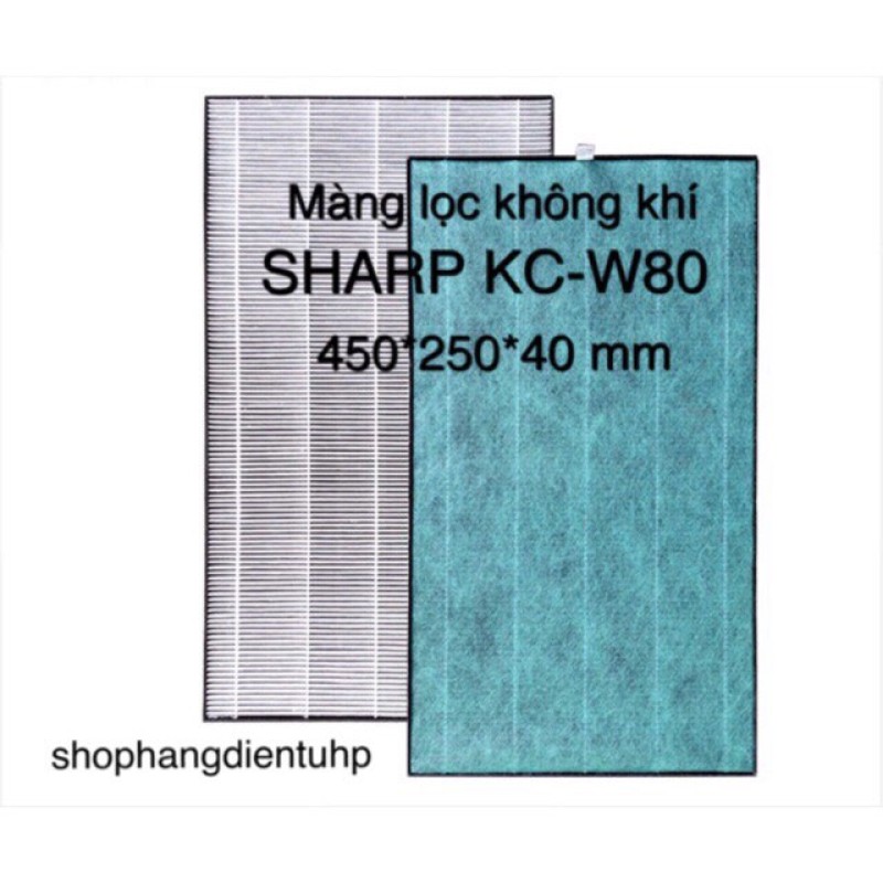 Màng lọc Hepa Sharp FZ-W80HF (450 * 250 * 40 )