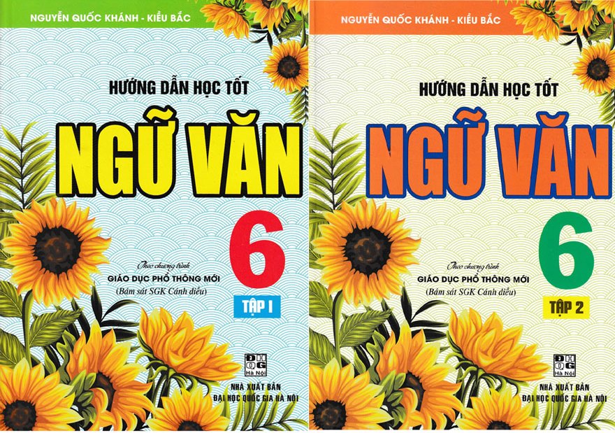 Combo hướng dẫn học tốt ngữ văn 6 - tập 1+ tập 2