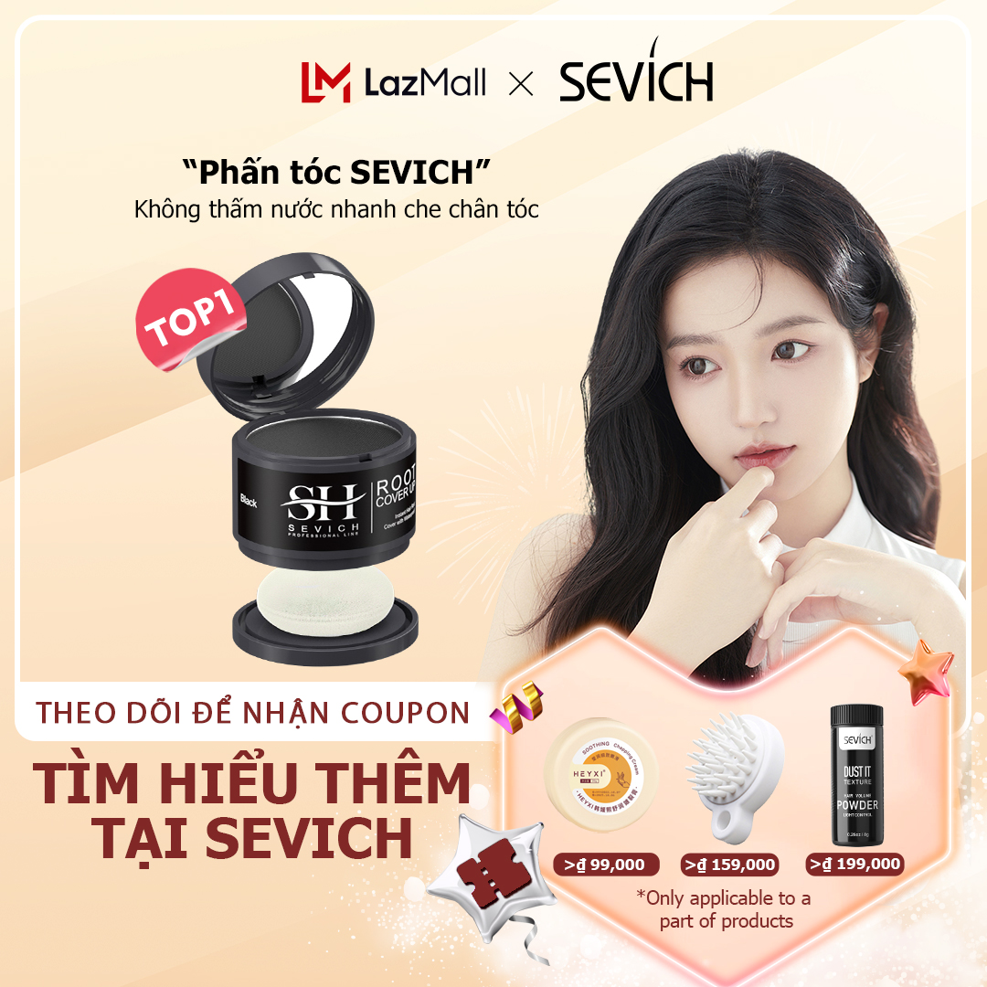 SEVICH Phấn Phủ Tóc 12 Màu Dây Tóc Phấn Tỉa Lông Sửa Hair Shadow