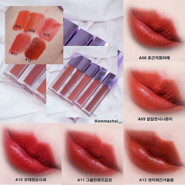 Son Black Rouge Air Fit Velvet Tint Mood Filter #A08 #A09 #A10 #A11 #A12