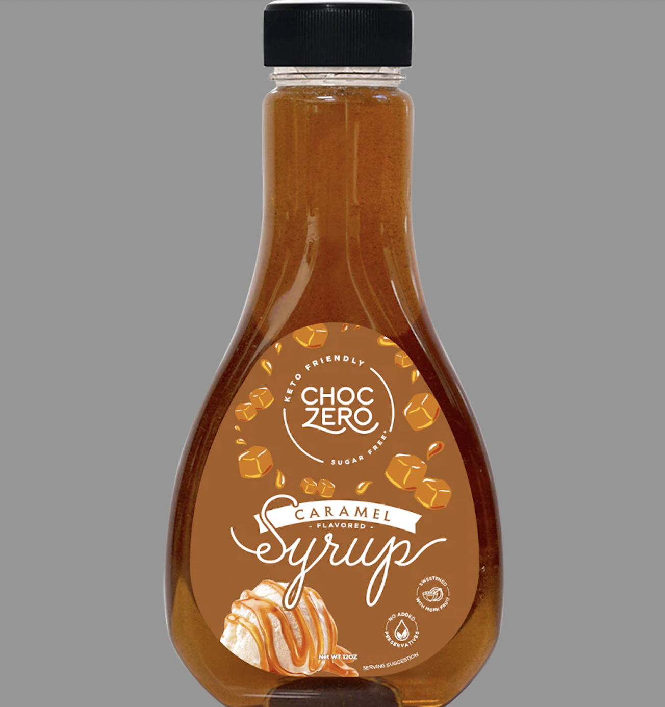 SỐT CARAMEL KHÔNG ĐƯỜNG - ĂN KIÊNG KETO Choczero Caramel Syrup, Sugar-Free
