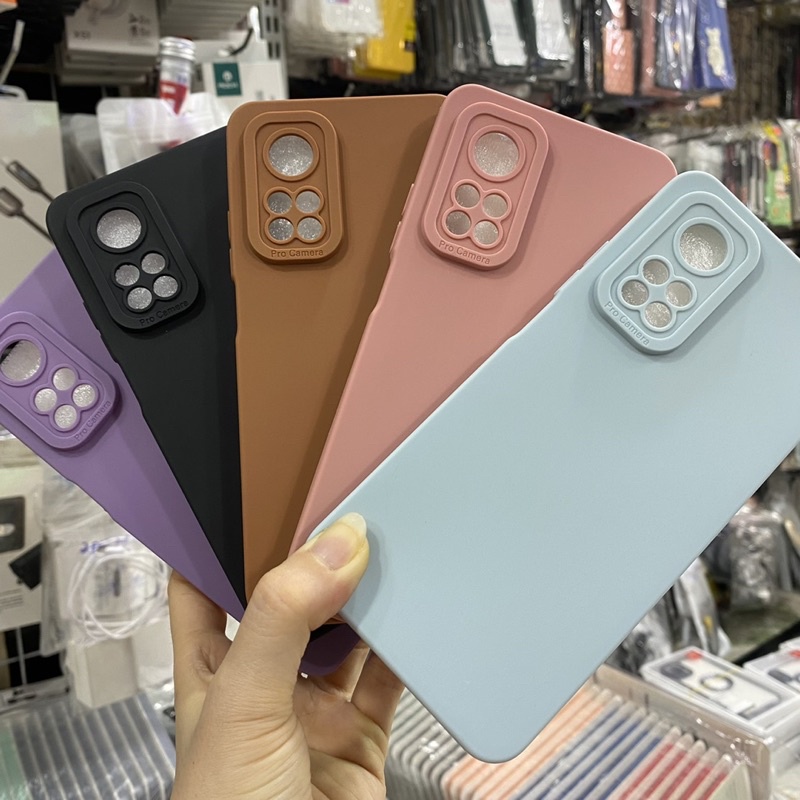 Ốp lưng Xiaomi Mi 10Tpro dẻo màu viềng vuông kiểu chống sốc