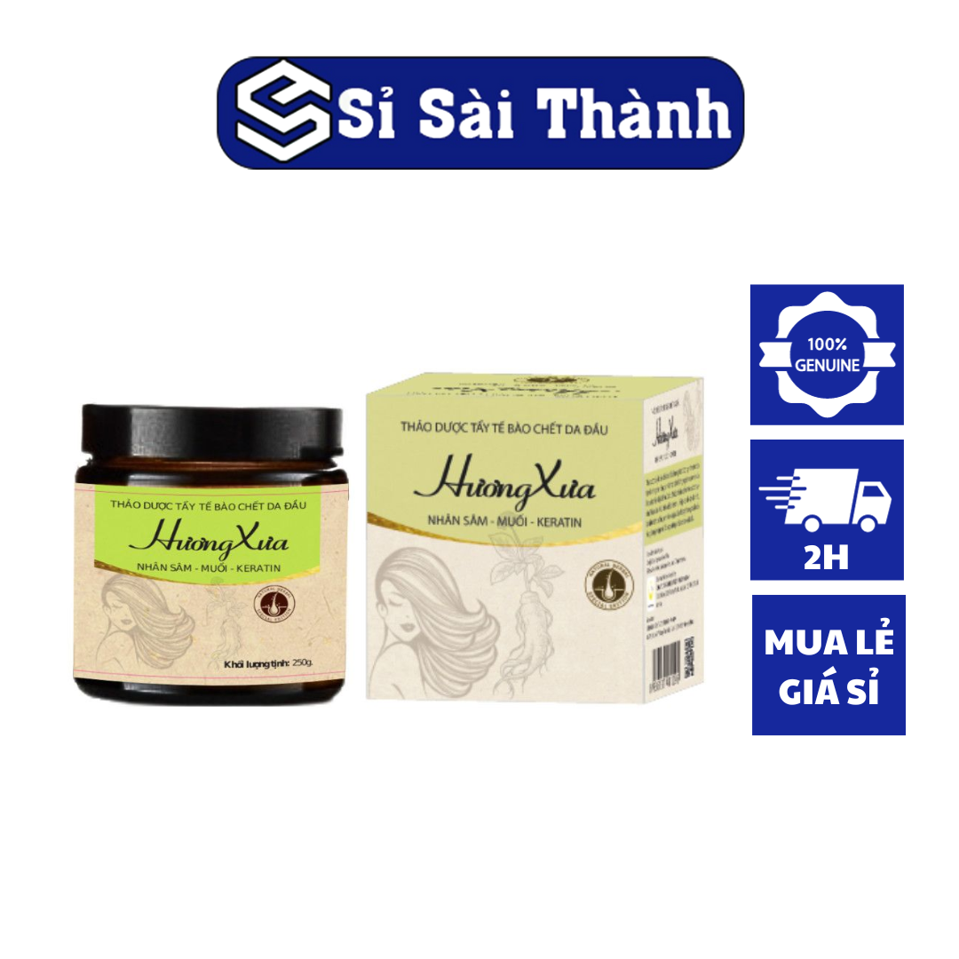 Thảo dược tẩy tế bào chết da đầu hương xưa 250g