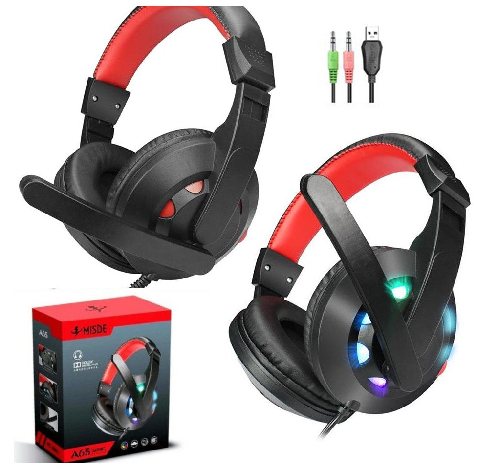 Tai nghe chụp tai chuyên game A65 Led