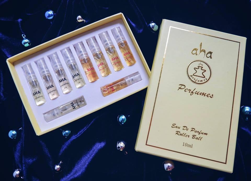 Set 10 nước hoa nữ AHAPERFUMES (nước hoa mini) - dạng xịt - lưu hương 8h