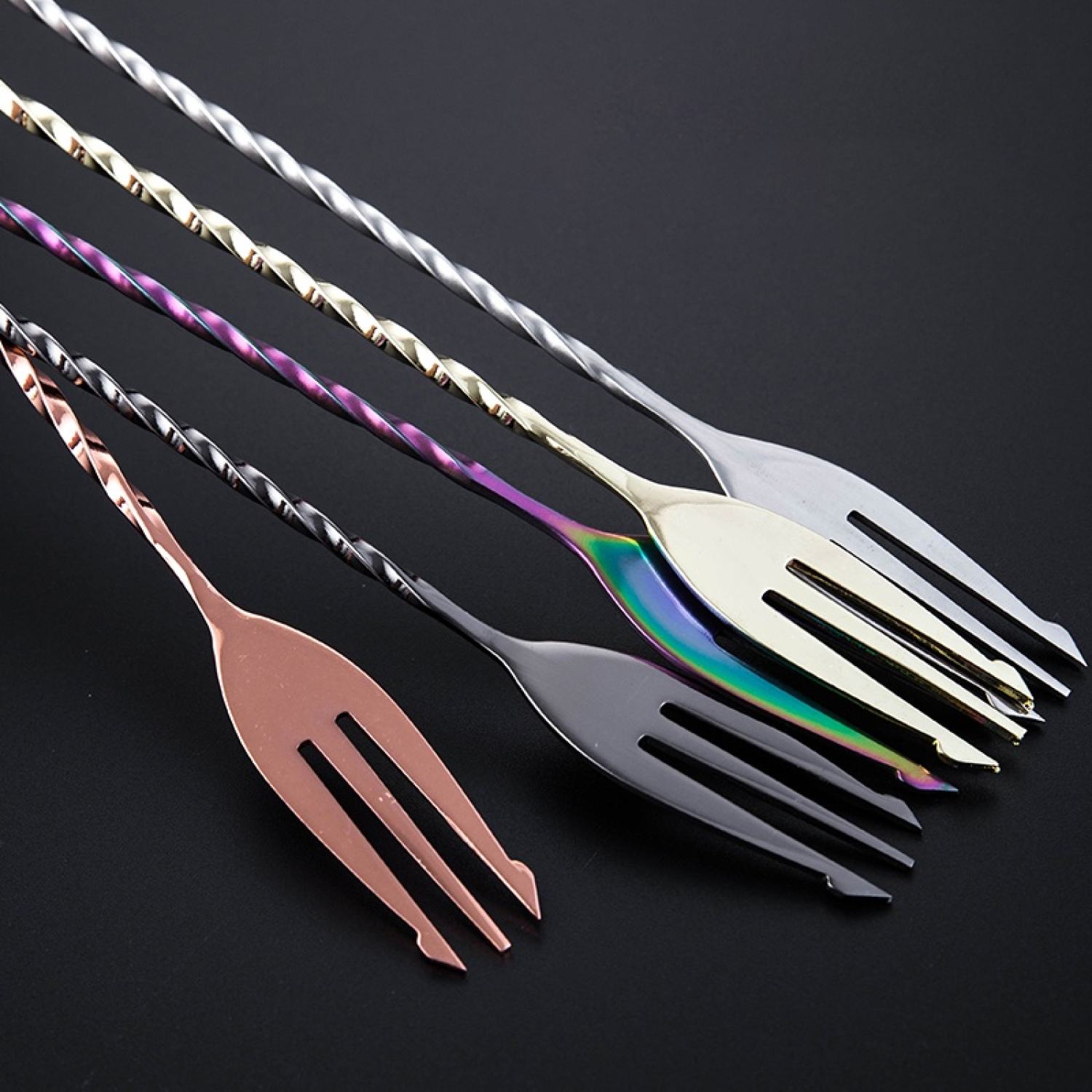 Mixing Spoon - Thìa khuấy 40cm - Dụng cụ Bartender