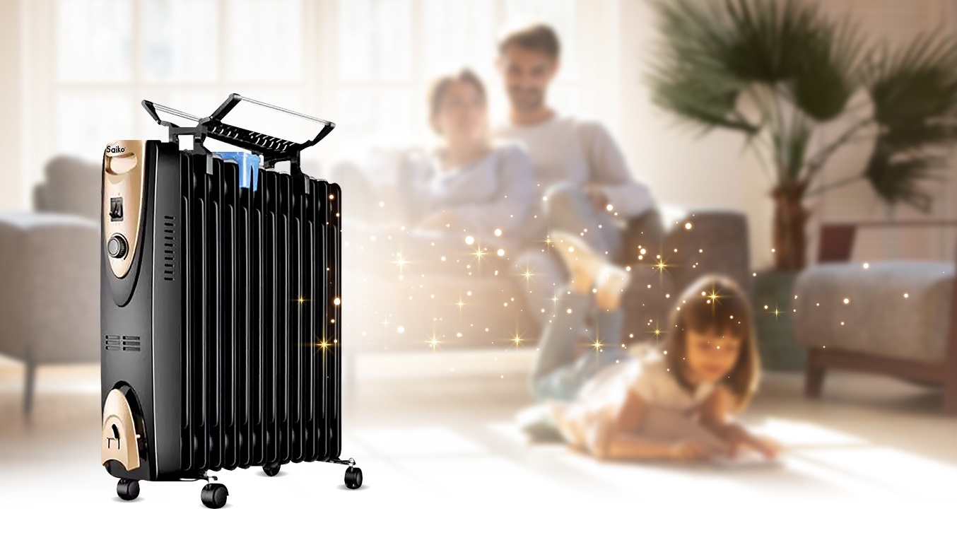 Máy sưởi dầu 13 thanh Saiko CDN-RY2000-13AT (Giá áp dụng giao tại HN, HCM& các tỉnh liên hệ shop)