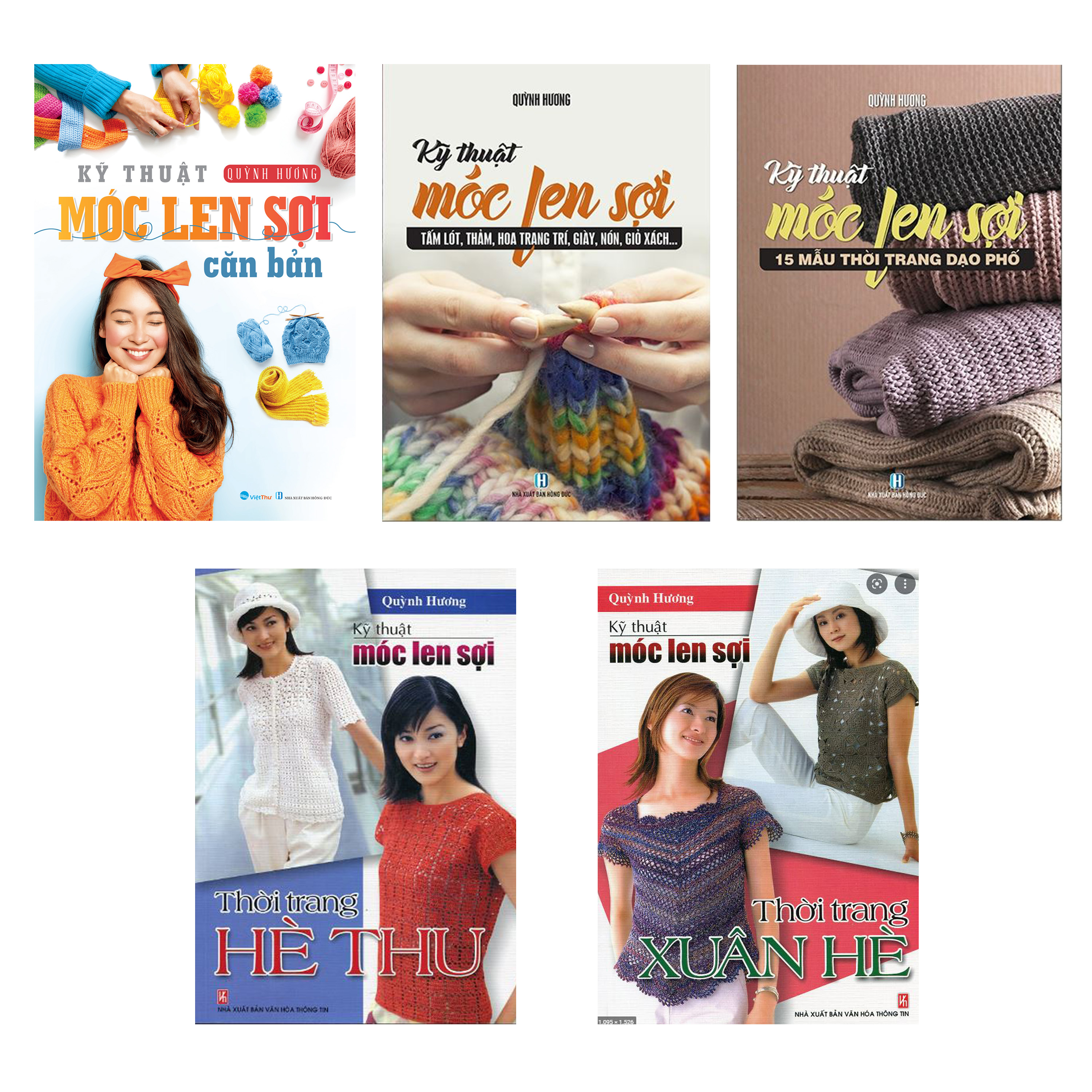 Kỹ thuật móc len sợi cơ bản - móc len sợi 15 mẫu - móc len sợi tấm lót - móc len sợi hè thu - móc len sợi xuân hè