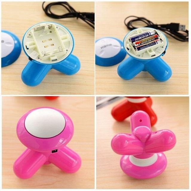 Máy rung, Massage mini 3 đầu giúp giảm mệt mỏi