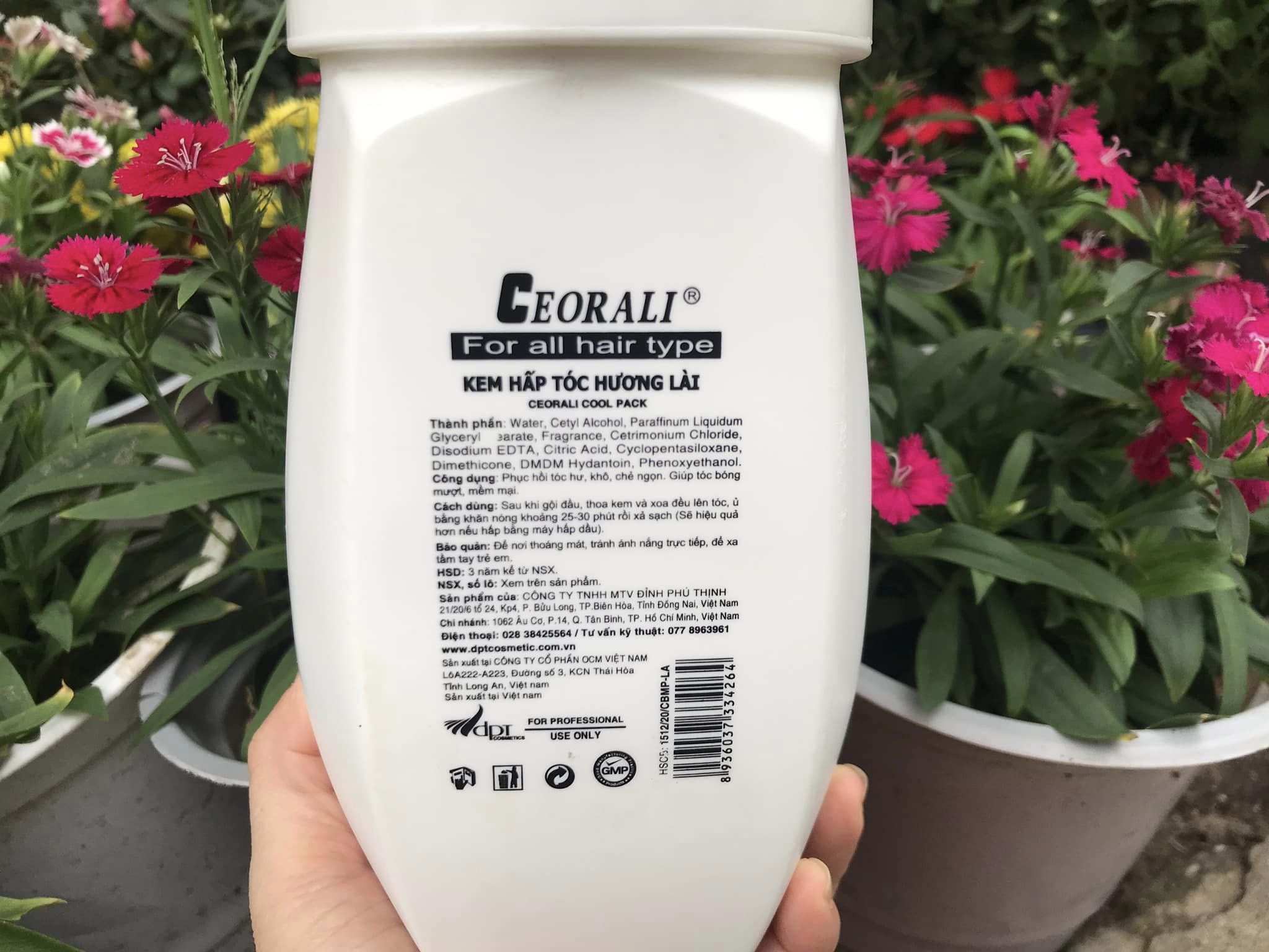 Hấp tóc hoa Lài Ceorali 900 gram thơm mượt tóc