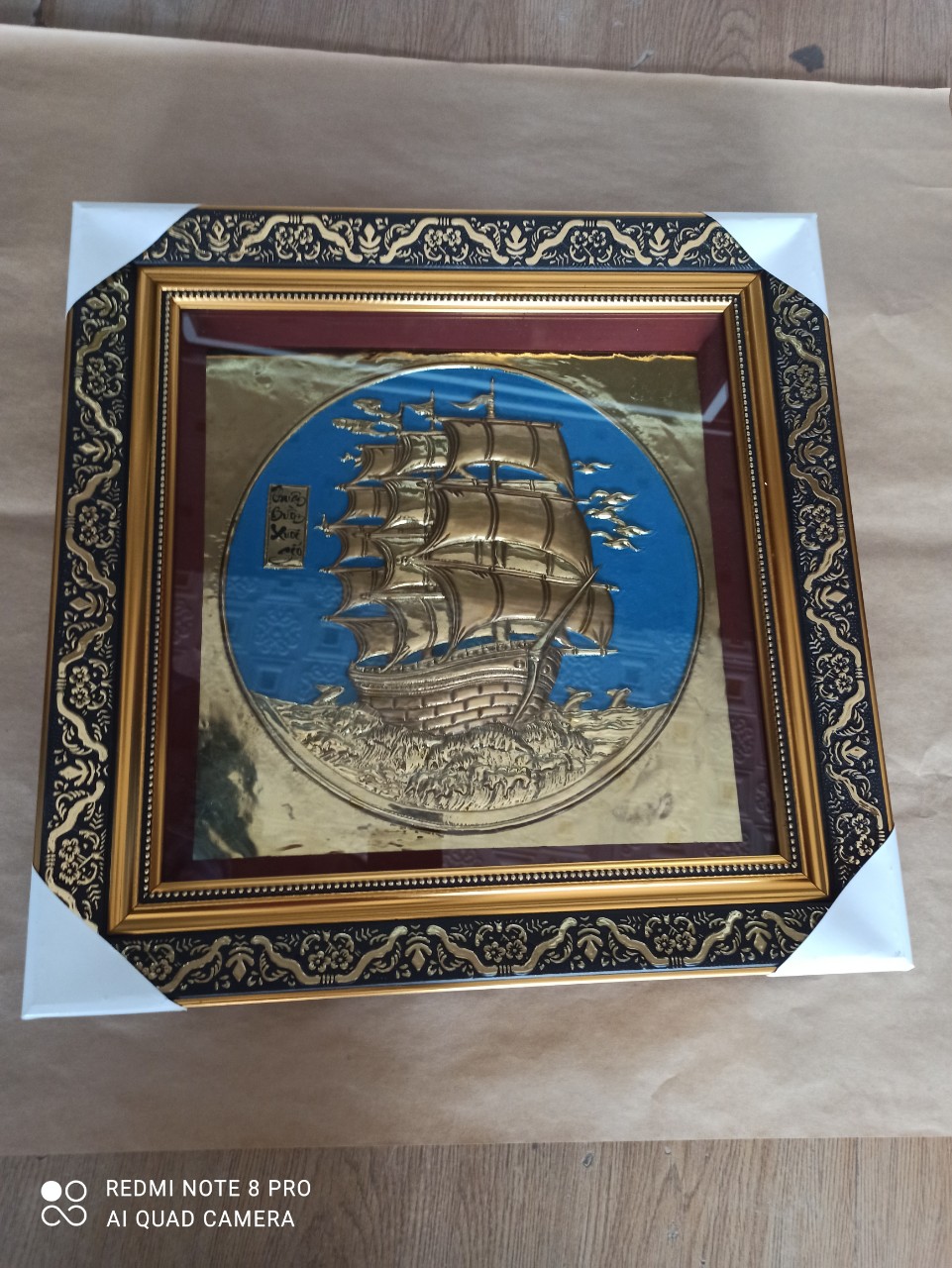 Tranh đồng thuận buồm xuôi gió 50x50cm