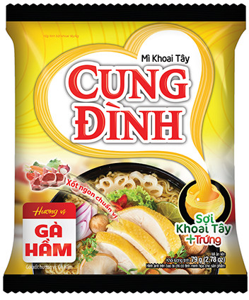 Cb 10 gói mì khoai tây cung đình gói các loại 80449