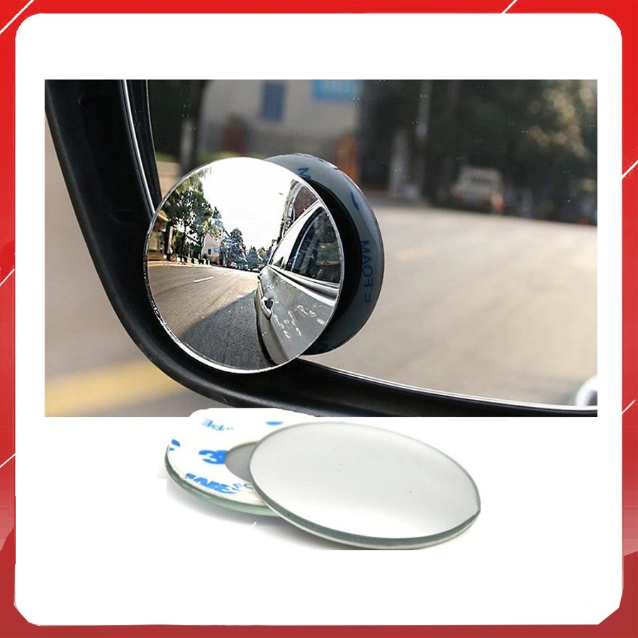 Gương Cầu Lồi 360 Độ Dành cho Ô Tô - Gắn Gương Chiếu Hậu