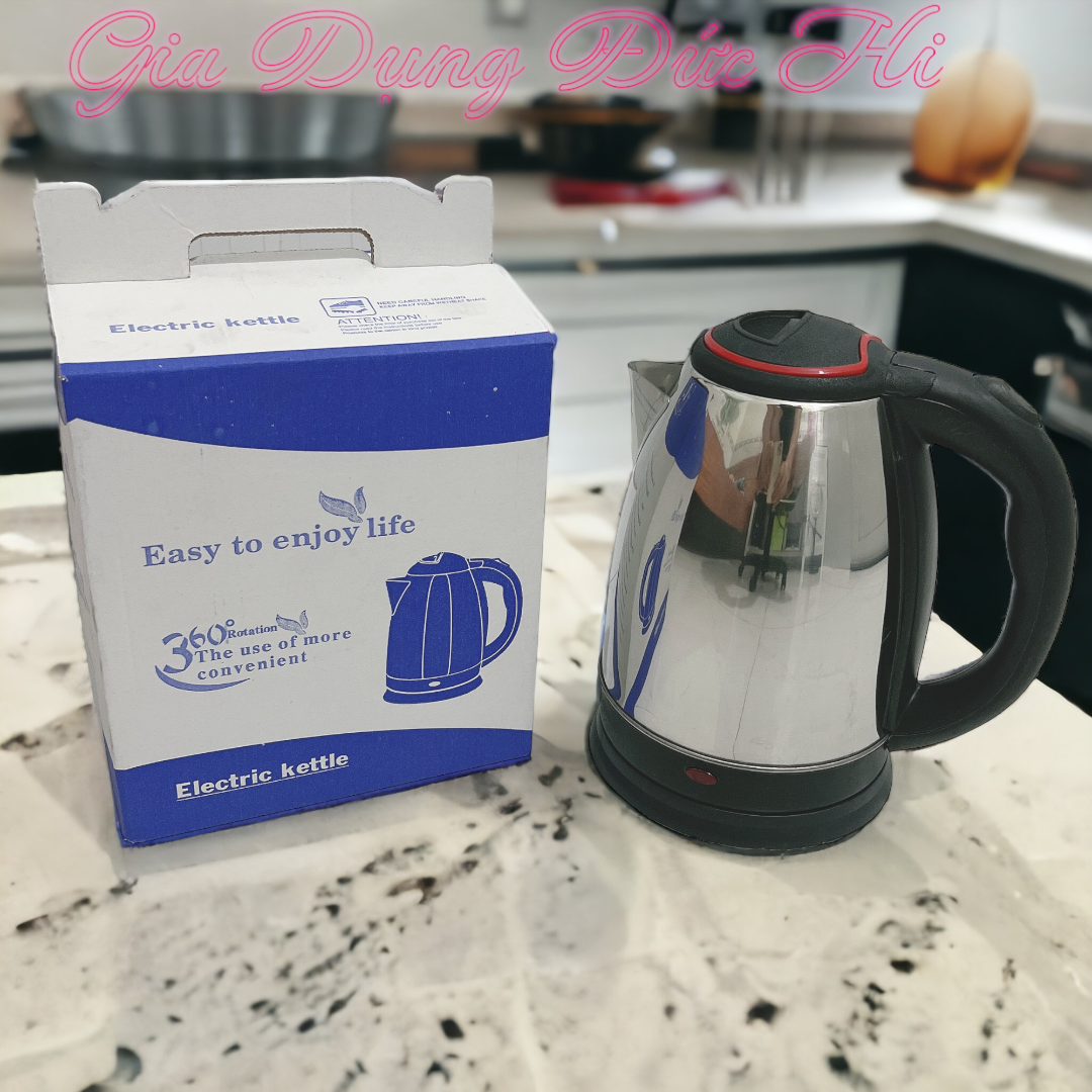 Ấm Siêu Tốc Inox Easy To Enjoy Life