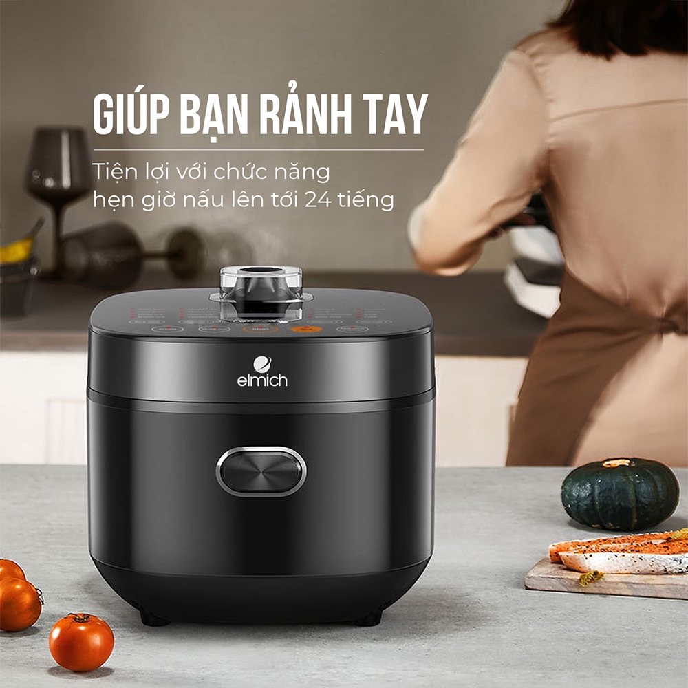 (Duy nhất 20h ngày 24-29.08)Nồi cơm điện tử Elmich 1,5L RCE-1807