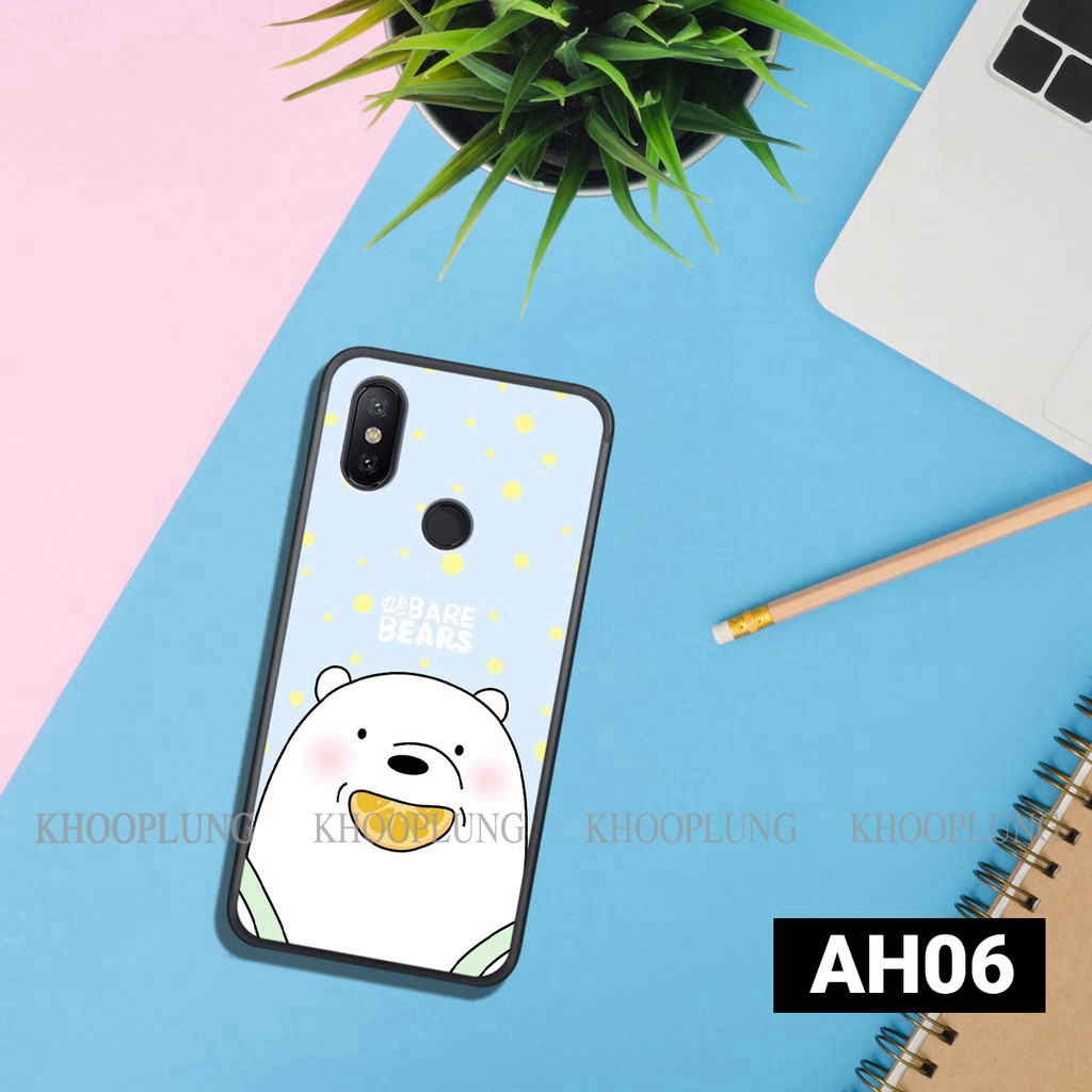 Ốp lưng Xiaomi Redmi Note 6/ Note 6 Pro - Note 5/ Note 5 Pro in hình gấu Gấu dễ thương