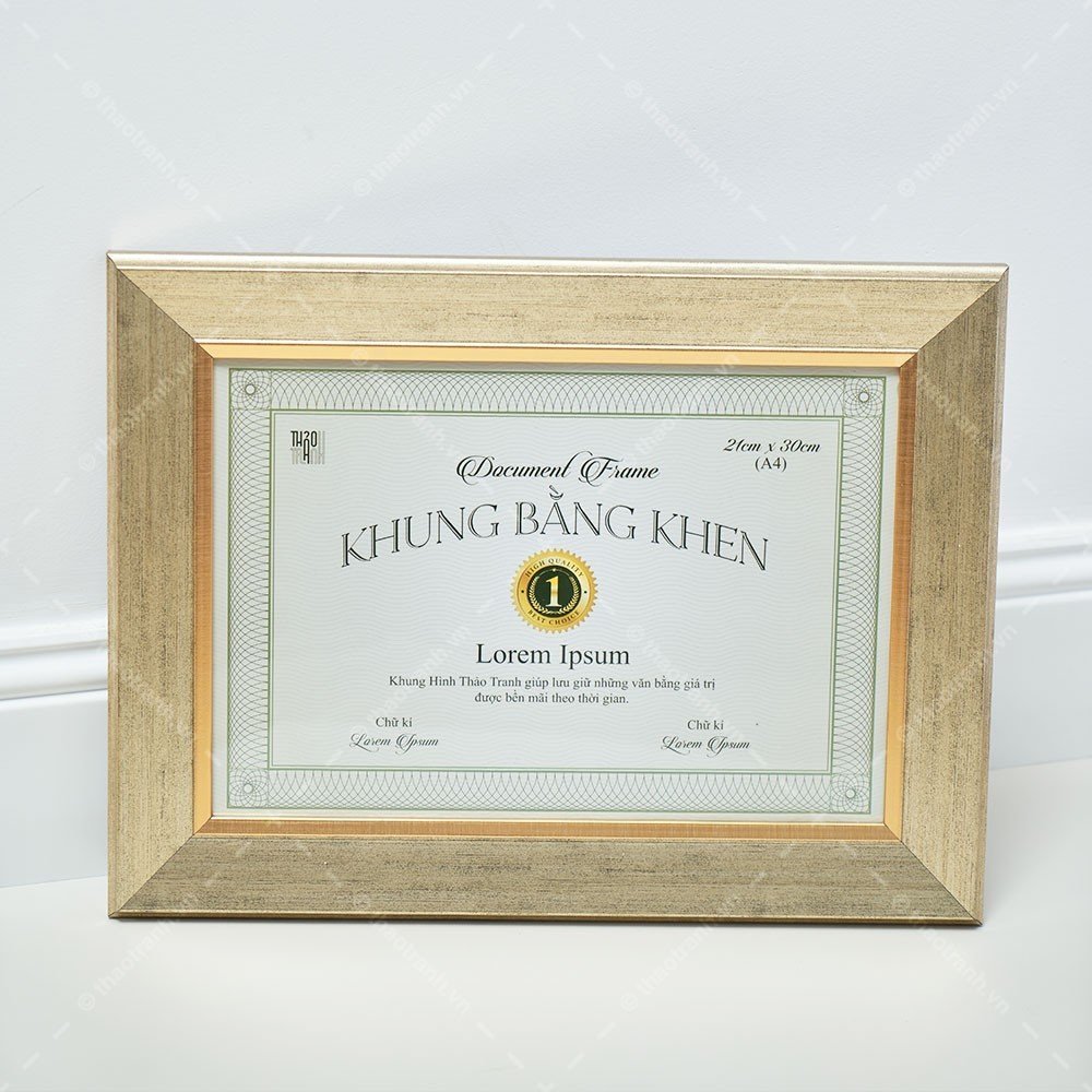 Khung Bằng Khen Cao Cấp (21x30cm)